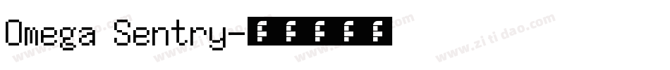Omega Sentry字体转换